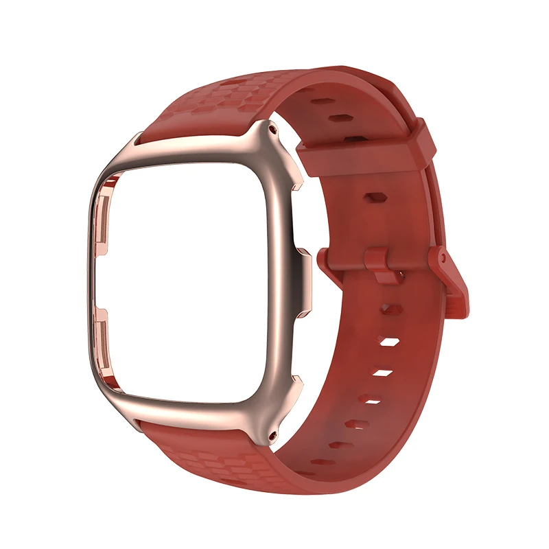 red rose gold Mijobs ТПУ силиконовый ремешок для Fitbit Versa ремешок аксессуары для умных часов для Fitbit Versa, ремешок для спортивного браслета Correa - Цвет: red rose gold