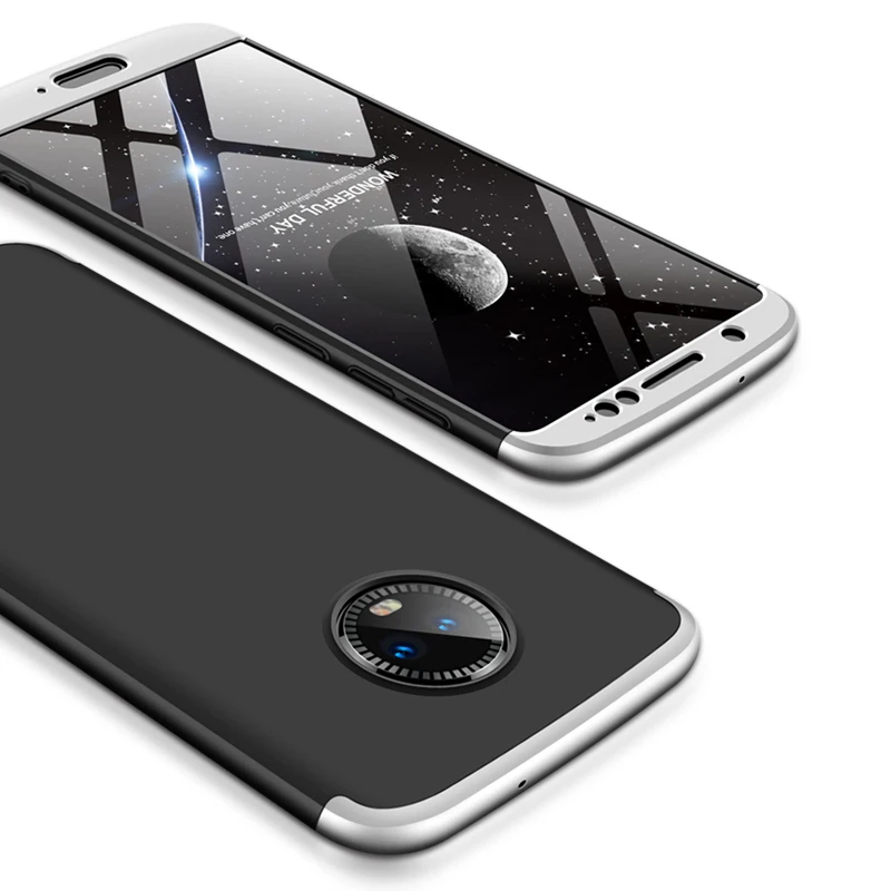 Роскошный чехол с полной защитой на 360 градусов для телефона Motorola Moto G6 3 в 1