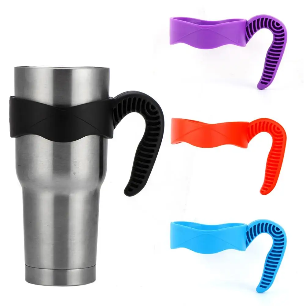 

Stainless Steel Cup Mug Portable Hand Holder Fit Travel Tumbler Holder Water Bottle Handle For Food Grade PP Tumbler Mug