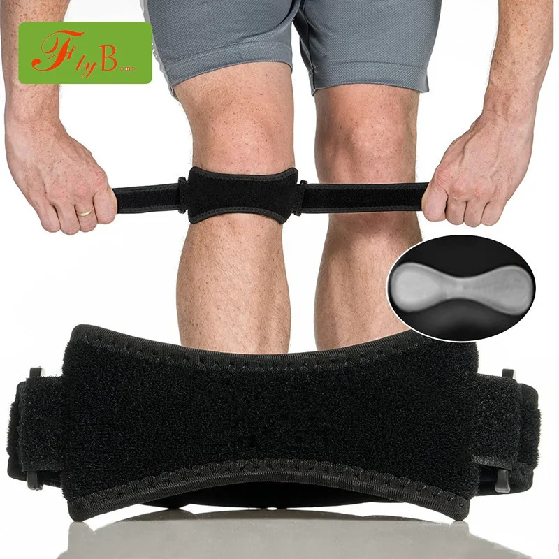 Patella Protect Silicone Wearable Safety Sport Knee Support Gym Fitness Outdoor Breathable Knee