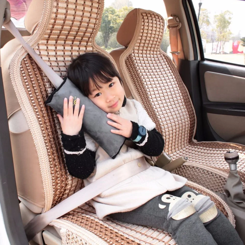 

Baby Kid Car Pillows Auto Seat Strap Belt Pillow Shoulder Cushion Pad Children Protection Sleep Pillow Cushion Support Dropship