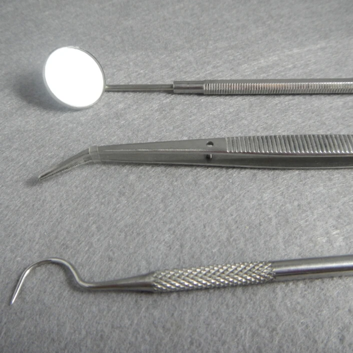 Стоматологический инструмент набор Палочки контрольное зеркало проводник пинцет
