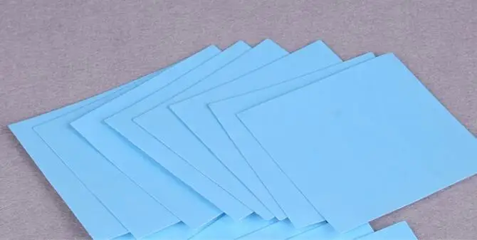 

2pcs (80x80mm) 3M 8810 Thermally Compound Double Sided Acrylic Adhesive Blue Chipset Heatsink Cooler Pad Thermal LED Tape