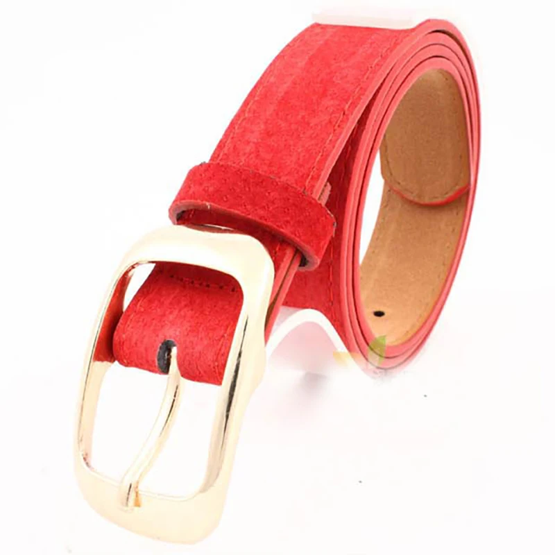 

Colorful pin buckle PU leather Pigskin women belt waist belts for woman female cinto feminino couro