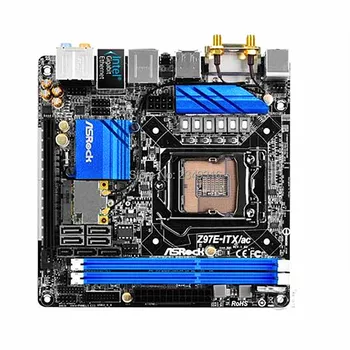 

MINI-ITX ITX HTPC Used original slot LGA1150 Z97 Z97E motherboard for ASRock Z97E-ITX/ac desktop board USB3.0 SATA3 DDR3
