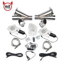 2.25 Inch Remote Control Cut Out Stainless Steel Y Headers Catback Pair Electric Exhaust Cutout Pipe Kit цена 2.25 Inch Remote Control Cut Out Stainless Steel Y Headers Catback Pair Electric Exhaust Cutout Pipe Kit цены онлайн