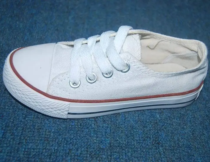 Boys And Girls Kids Fashion Classic Low-Top Leisure Sneaker Baby Canvas Children white Star Shoes | Детская одежда и обувь