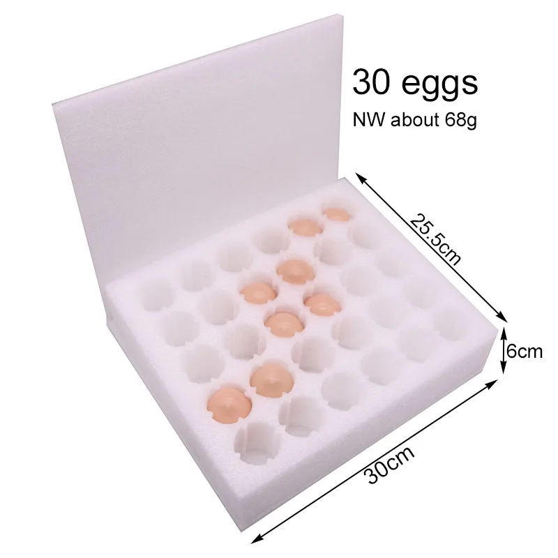 1 шт. 30 яиц лоток для яиц жемчужный хлопок 300*255*60 мм яичная упаковка Транспортная коробка курица ферма управление Яйцо инструмент перерабатываемый