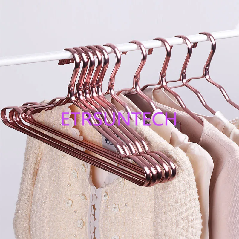 

260pcs/lot Clothes Hanger Waterproof Antioxidant Durable Aluminium Alloy Drying Rack For Coat shirt Towel Scarf 4 Colors LX0364