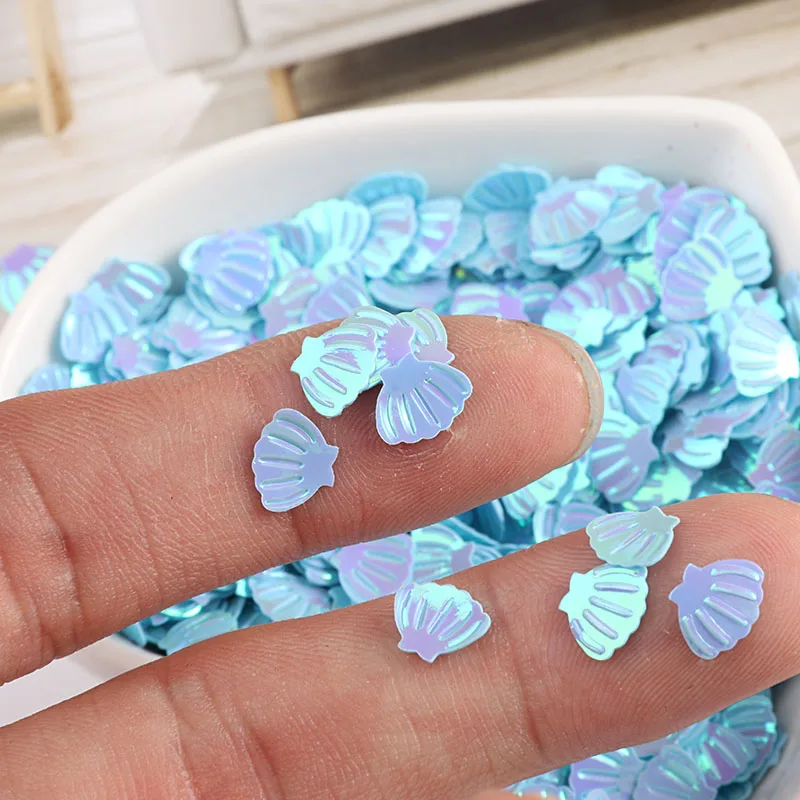 

10g/pack 7mm Sea Shell Sequins Paillettes Sewing Material,Wedding Craft,Women Garment Kids DIY Accessories