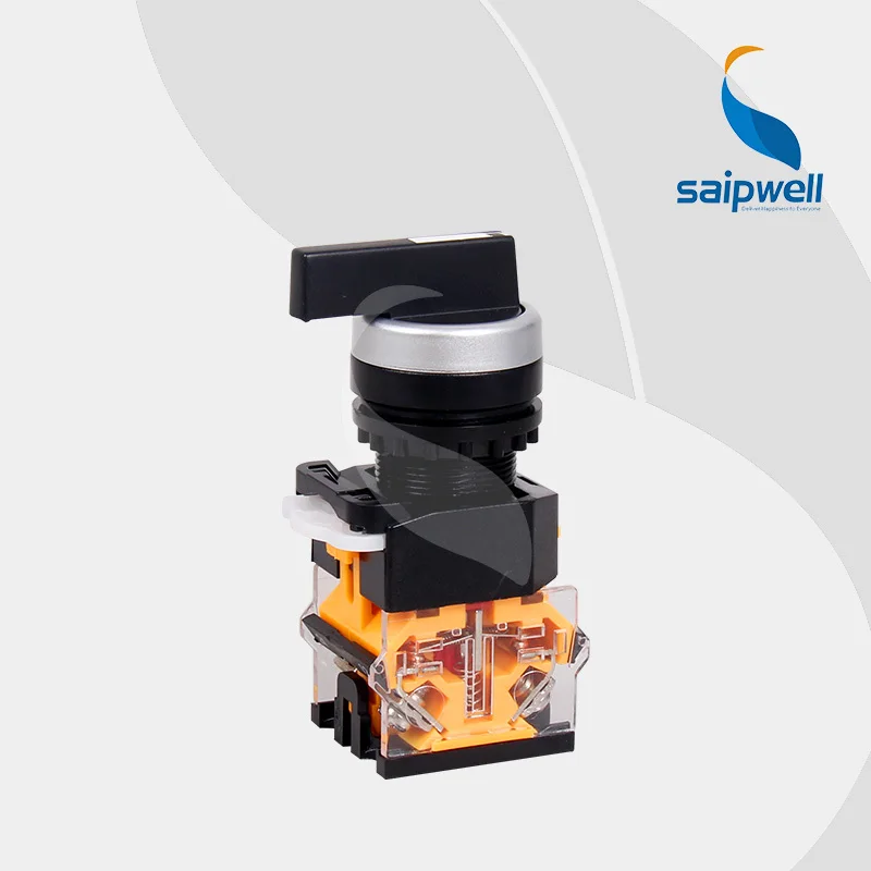 

Saipwell Knob switch Industrial use IP65 protection level Self-locking type (LAY-50D-22D-CXS)