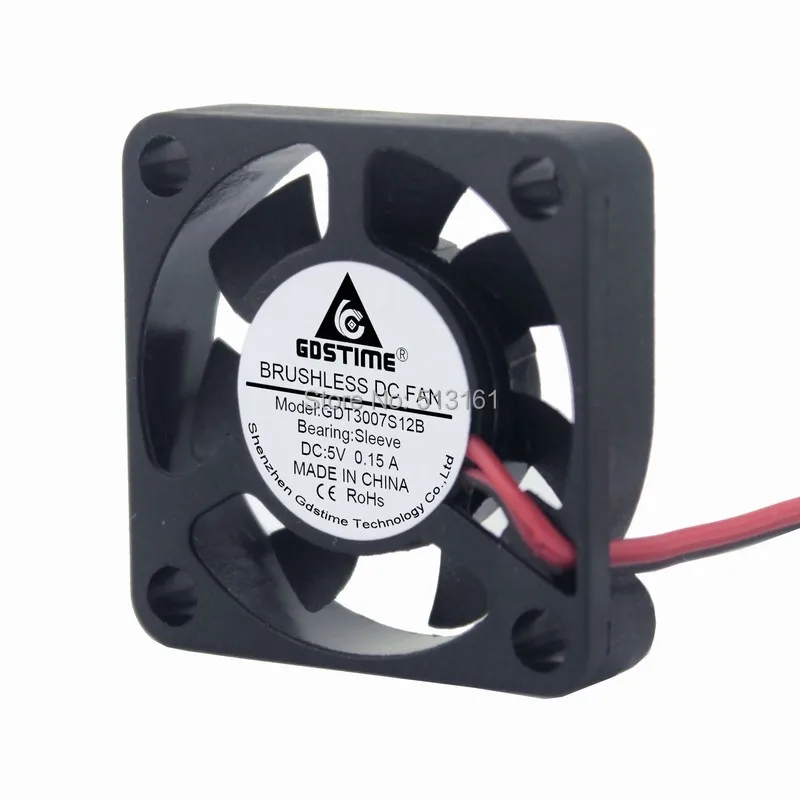 Ventilador de Refrigeração Gdstime v 2pin 3 cm 30mm 30x30x7mm Micro dc Brushless Mais Fresco 50 Pcs 3007 5 - Imagem 6