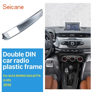 

Seicane 2DIN Car Radio Fascia for 2010-2016 ALFA ROMEO GIULIETTA Left Hand drive (LHD) Stereo Installation Trim Panel Frame Kit