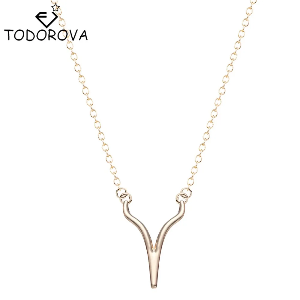 

Todorova V Chevron Antler Necklace