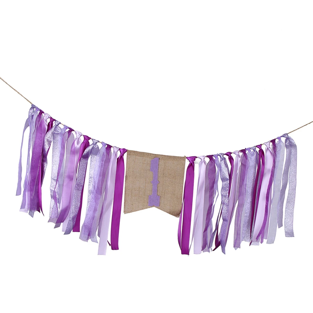 Baby 1st Birthday High Chair Tassel Banner Baby Shower Garland Baby Shower 