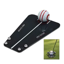 Подкладка для гольфа зеркало обучение выравнивание карманное зеркало для гольфа помощь для выравнивания инструменты установки репетитор аксессуары для гольфа