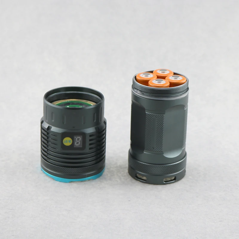 120 Вт Водонепроницаемый 24000 люмен 12T6 светодиодный охотничий фонарик 12x Cree XML T6