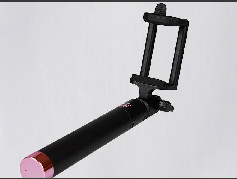 Мини Универсальный селфи-палка для android ios xiaomi iphone 4 5 6 samsung телефонный кабель с дистанционным управлением селфи-палка монопод