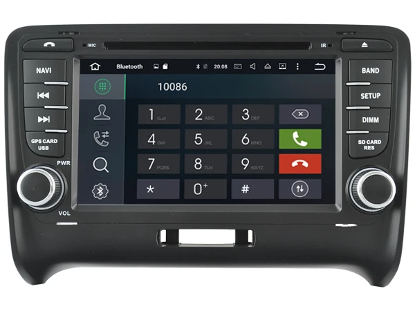 Clearance Android 8.0 CAR Audio DVD player FOR AUDI TT (2006-2014) gps Multimedia head device unit receiver BT WIFI 3