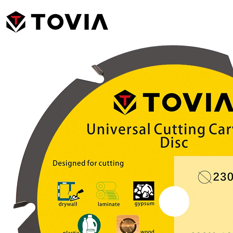 TOVIA 230mm Circular Saw Blades Multitool Grinder Saw Disc Carbide Tipped Wood Cutting Disc Wood Cutting Power Tool Accessories