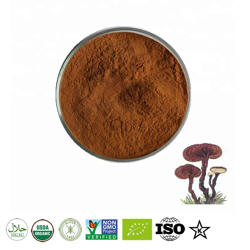 

100% Natural Red Reishi Mushroom Extract 20:1 ganoderma lucidum extract 20:1