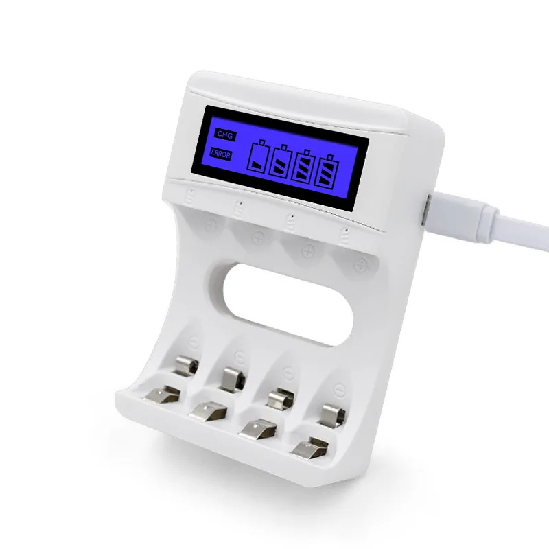 ЖК дисплей GTF 4 для USB Inteligente Carregador DE Bateria Para AA/AAA NiMh NiCd Baterias regarregaveis|nimh nicd|nimh aa aaaaaa nicd |