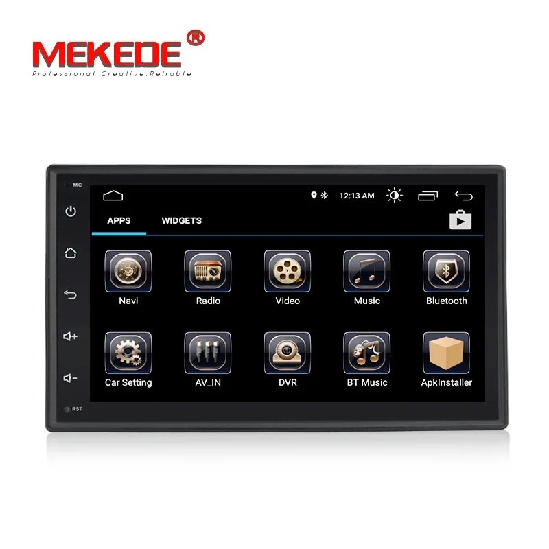 2din универсальный Android8.1 full HD с сенсорным экраном 1024*600 Автомобильный gps навигатор