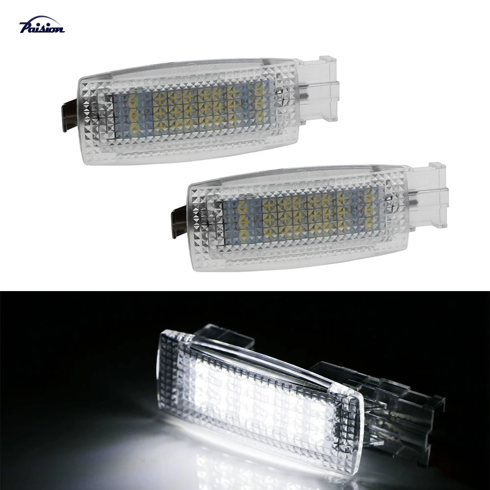 2 шт. 18SMD LED косметическое зеркало для Volkswagen Golf MK6 EOS Jetta Passat B6 B7 Polo Skoda Superb Seat Leon Altea