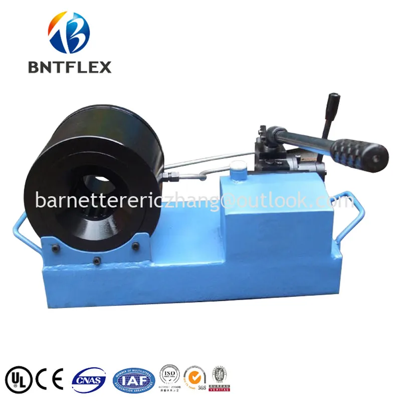 1/4\ to 1\ BNT25S small manual hydraulic hose crimping press 1/4\ to 1\ BNT25S small manual hydraulic hose crimping press