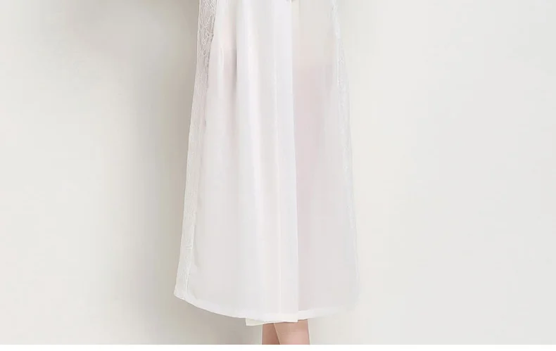 Осенний Шелковый Атласный халат женская ночная рубашка с длинным рукавом халат сексуальное кружевное белье Ночная Сорочка прозрачная