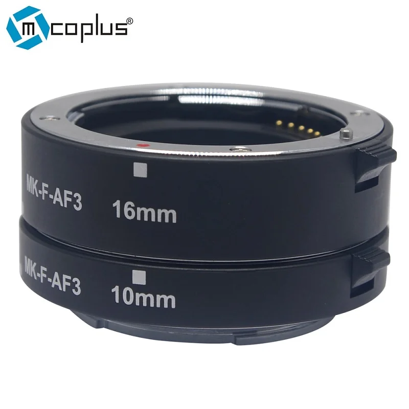 Mcoplus F AF3 Macro Extension Tube Metal AF Adapter for Fujifilm XPro2 XT1 XA2 XE2 XE2s