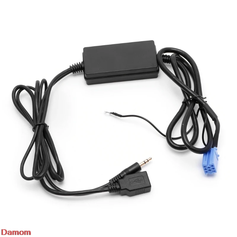 Car Audio MP3 Interface CD Adapter Changer AUX SD USB Data Cable Mini 8P For VW Skoda