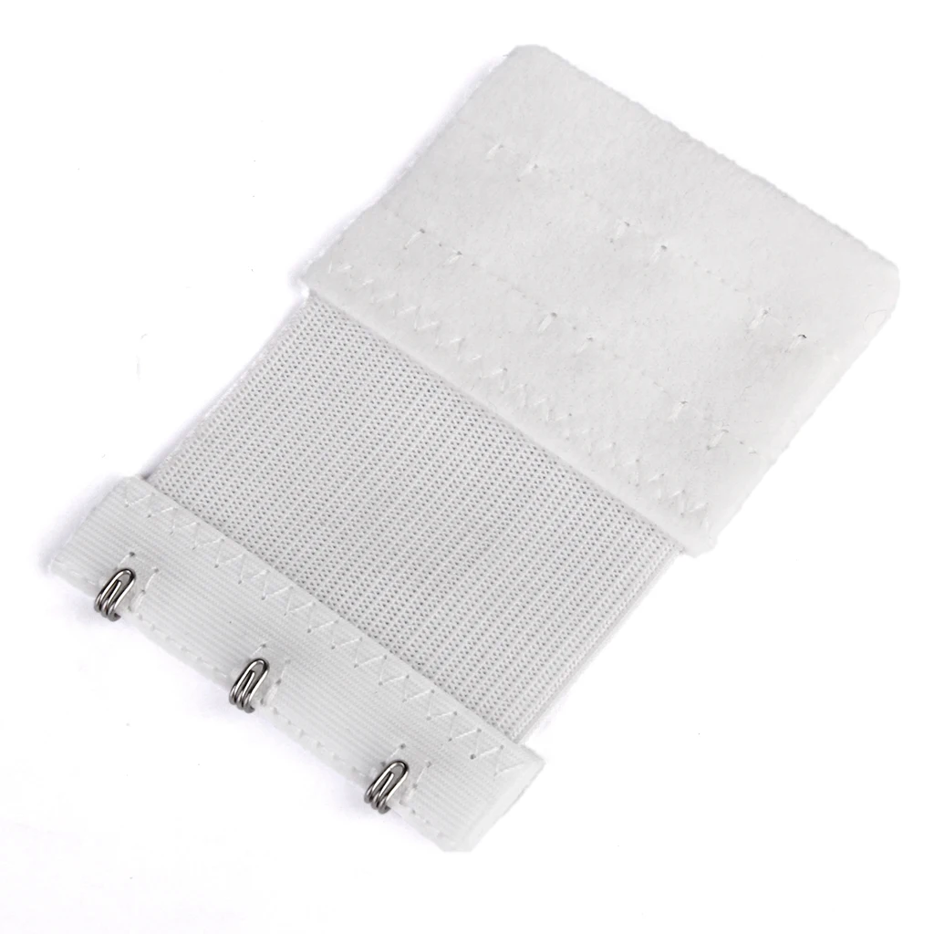 8pcs Elastic Bra Extenders 2/3/4 Hooks 2 Rows Comfort Adjustable Bra Strap Extension for Women Increase the Intimates Size