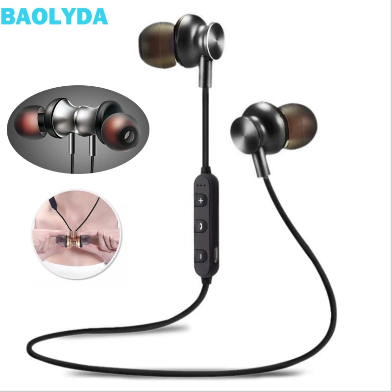 Baolyda M11 5.0 Wireless Bluetooth Earphone with Microphone Magnetic/Neck/Sport/HiFi/Bass/MI Earphone In Ear Earphones for Phone Baolyda M11 5.0 Wireless Bluetooth Earphone with Microphone Magnetic/Neck/Sport/HiFi/Bass/MI Earphone In Ear Earphones for Phone