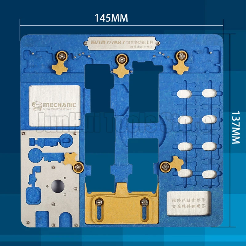 

MECHANIC Double-layer Fixture for iPhone A7 A8 A9 A10 A11 A12 NAND PCIE Motherboard fingerprint CPU Chip Remove glue repair