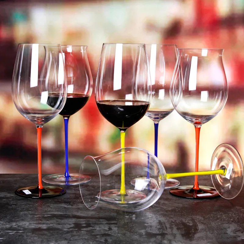 500 ML shunbang yuan Acier Inoxydable Stemmed Goblet vin Rouge Verre Incassable Verre /à vin Lunettes Grillage Coupe de Cocktail Noir