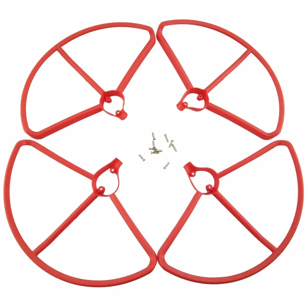 4 Pz Elica Calotta Di Protezione Per Hubsan H501S H501A/H501C/H501M/H501S W/H501S Pro Rc Quadcopter Ricambi-Rosso