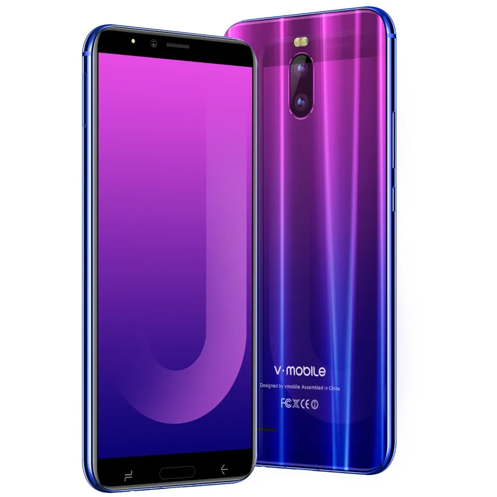 VMobile J6 Mobile Phone Android 7.0 6.0" HD Full Screen 18:9 2GB RAM