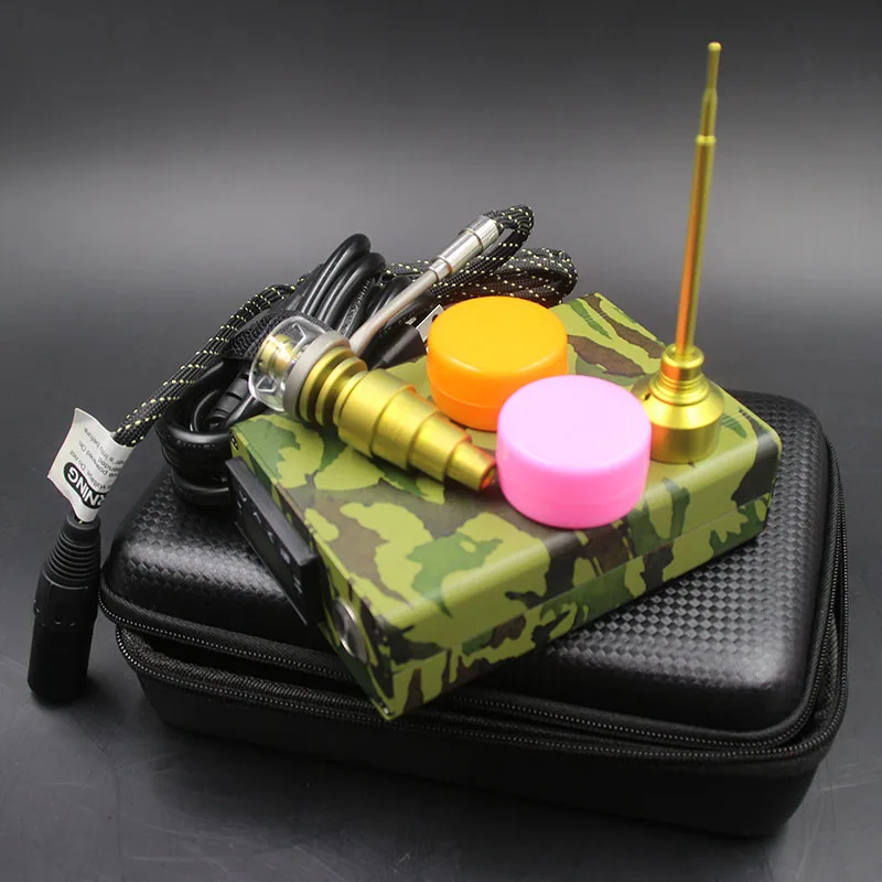 

Enails Kits Ti/quart enail 10mm 14mm 18mm male Female 6 in 1 titanium nail for Hybird coil heat oil Rigs Smoking pipes