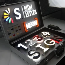 Популярные 3D из нержавеющей стали светодиодный канал письмо магазин знак