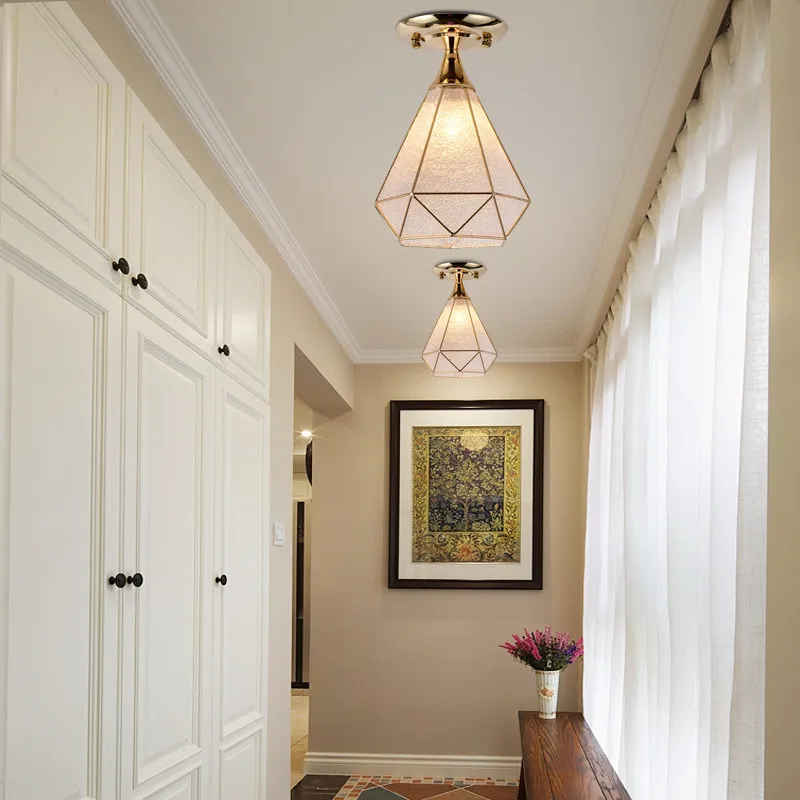 E27 lustres de vidro restaurante sala personalidade