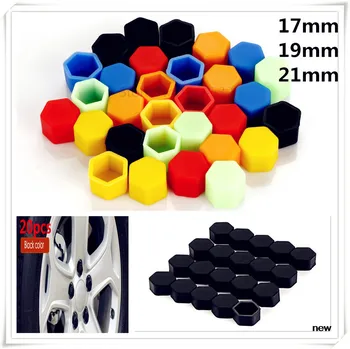 

20pcs Car Wheel Hub Cover Nut Cap for Volkswagen VW POLO Golf 4 Golf 6 Golf 7 CC Tiguan Passat B5 Touareg2 GolfA5 GT