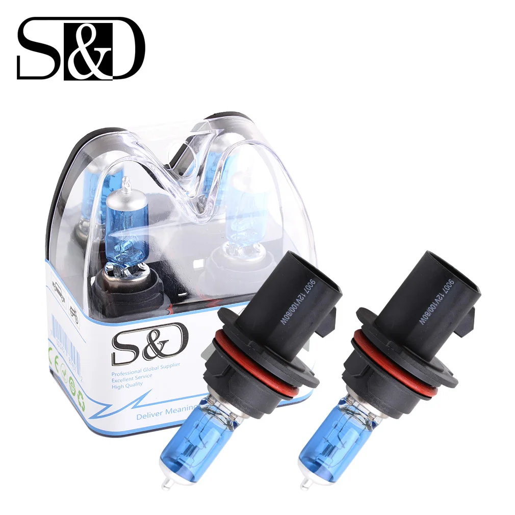 

9007 HB5 55W Halogen Bulb Super White Headlight Fog Car lamp Daytime Running DRL Auto Head Light 5000K 12V
