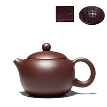 Yixing Китай фиолетовый Caly чайник НЕОБРАБОТАННАЯ руда Известный китайский Zisha Чайник чистый ручной шар отверстие xi shi чайник