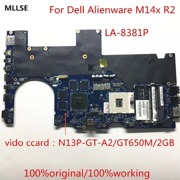 

For Dell M14X R2 Laptop motherboard LA-8381P Mainboard N13P-GT-A2 GT650M 2GB Video card HM77 RH50G 0RH50G CN-0RH50G Good working