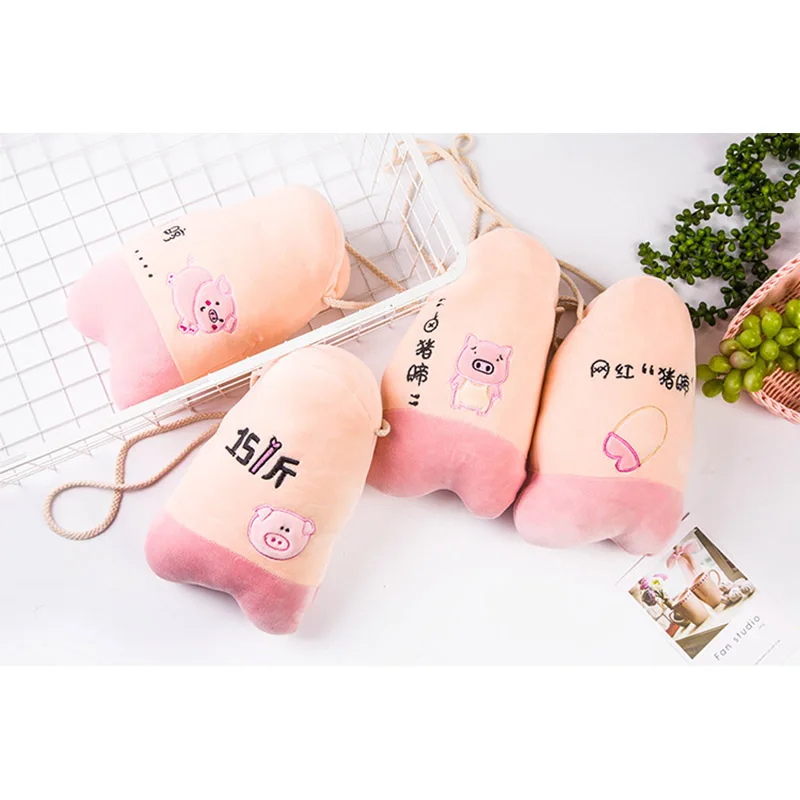 

1 Pcs Hands Warmer Glove Cover Cartoon Pattern Plush Hanging Rope Warm For Winter Hot Sale