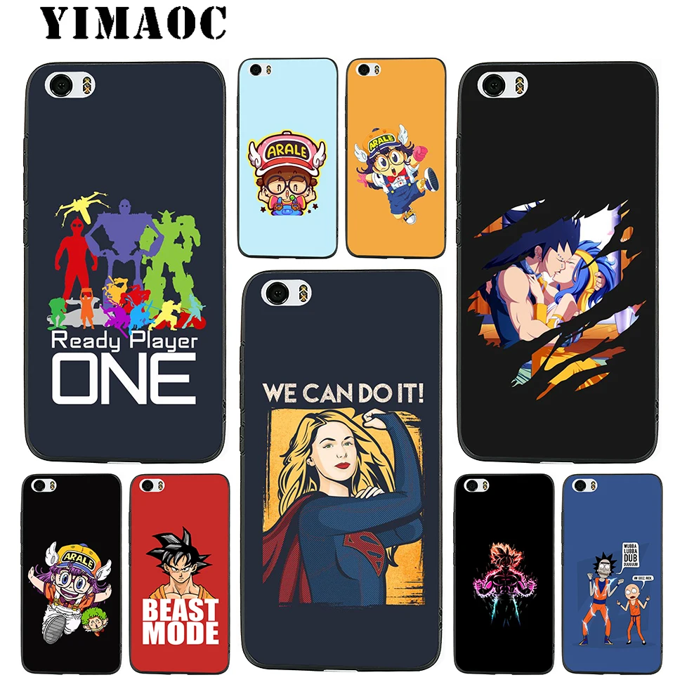 YIMAOC Arale Cute Anime Soft Silicone Case for Xiaomi Redmi Note 9 Mi 8 Se 7 6 6A A1 A2 4X 4A 5A 5 MAX 3 MiA1 |
