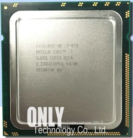 Intel Core i7-975 Extreme Edition 3.33 GHz Quad-Core LGA 1366 CPU USA free ship