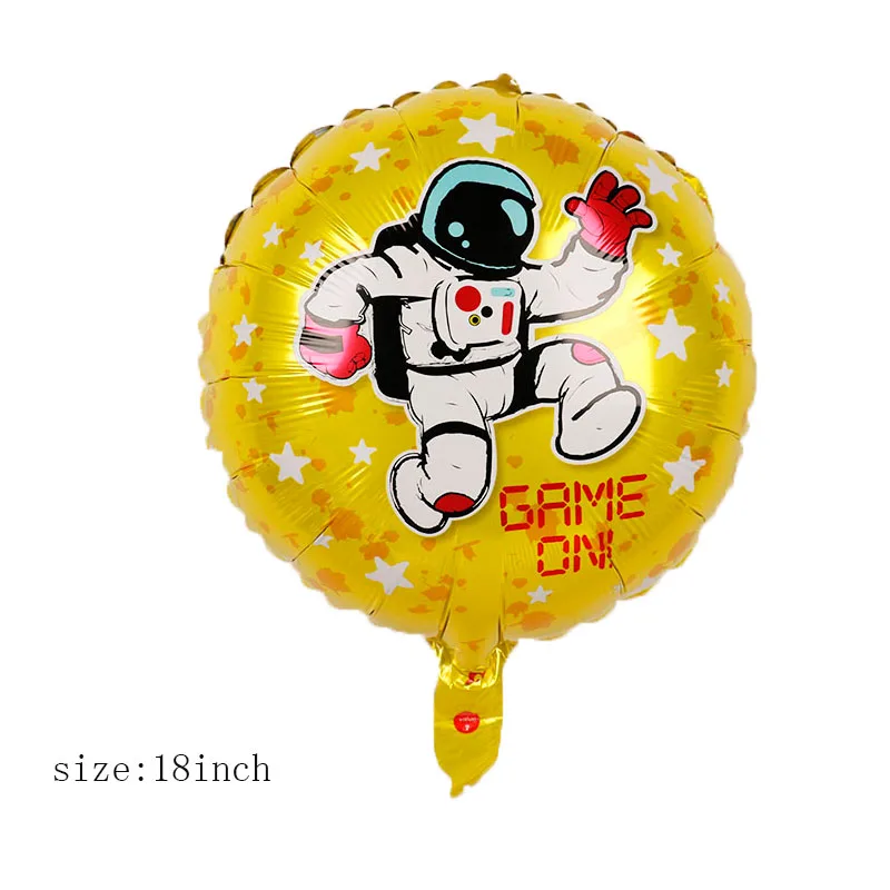 1 шт. воздушные шары астронавта робот Фольга Воздушный шар гигантская ракета астронавт воздушные шары ET Planet Исследуйте спрос среди детей декор для вечеринки в честь Дня Рождения - Цвет: 1pc yellow
