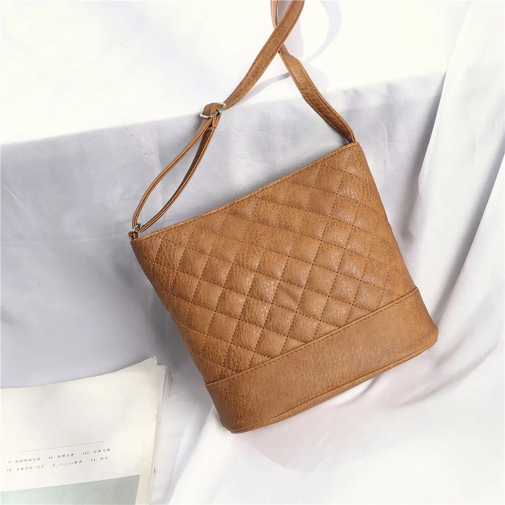 

Women Shoulder Crossbody Bag Solid Color Large Capacity for Mobile Phone Keys -OPK